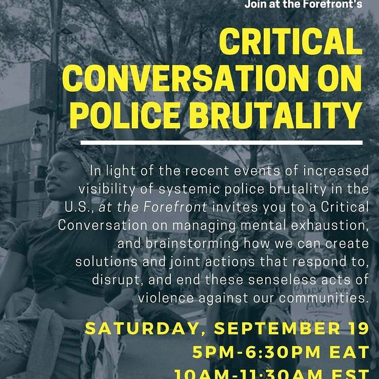 Critical Conversation on Police Brutality